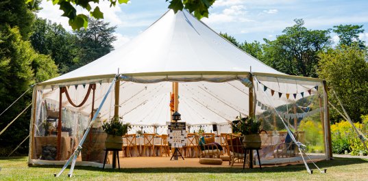 Marquee in the Botanical Gardens, JTP Studios & Heather Bailey