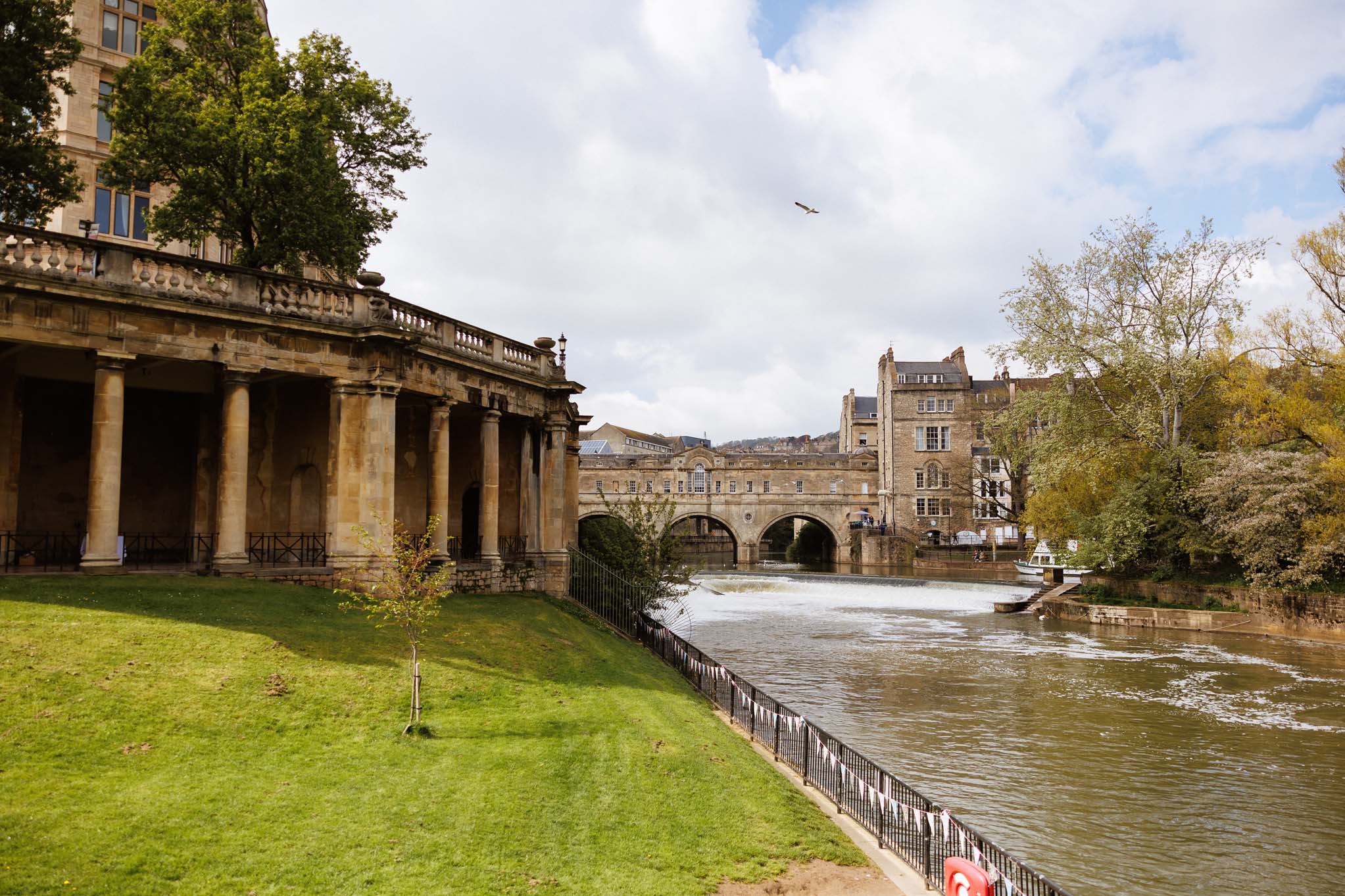 View of Pulteney Bridge from Parade Gardens