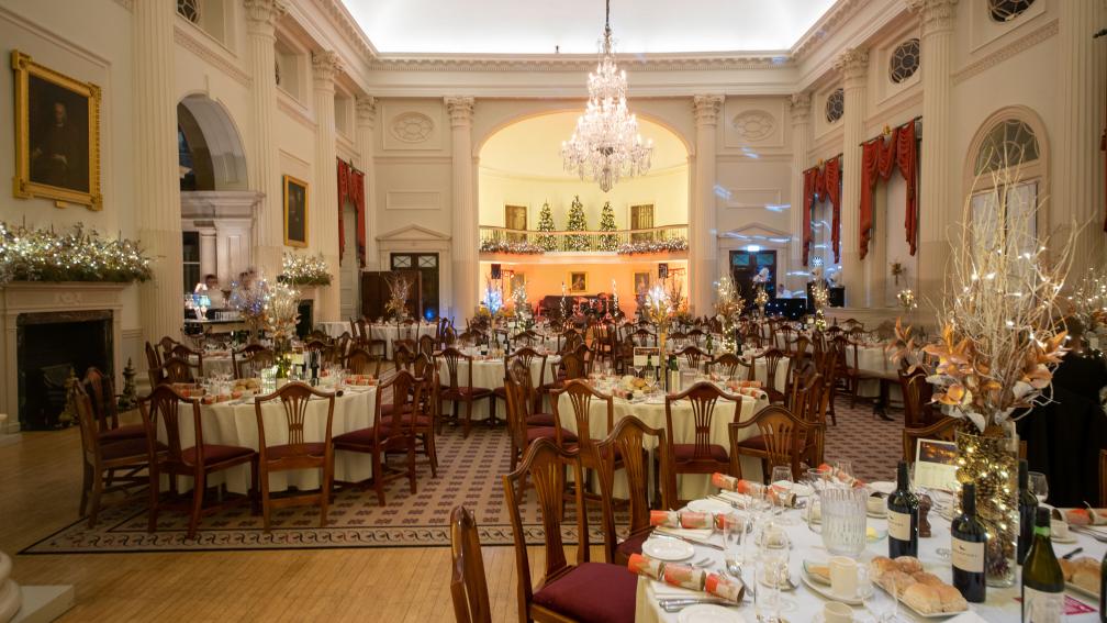 Christmas party night in the Pump Room