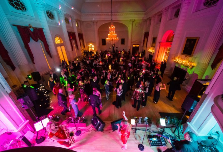 Christmas disco in the Pump Room, Paolo Ferla Photography