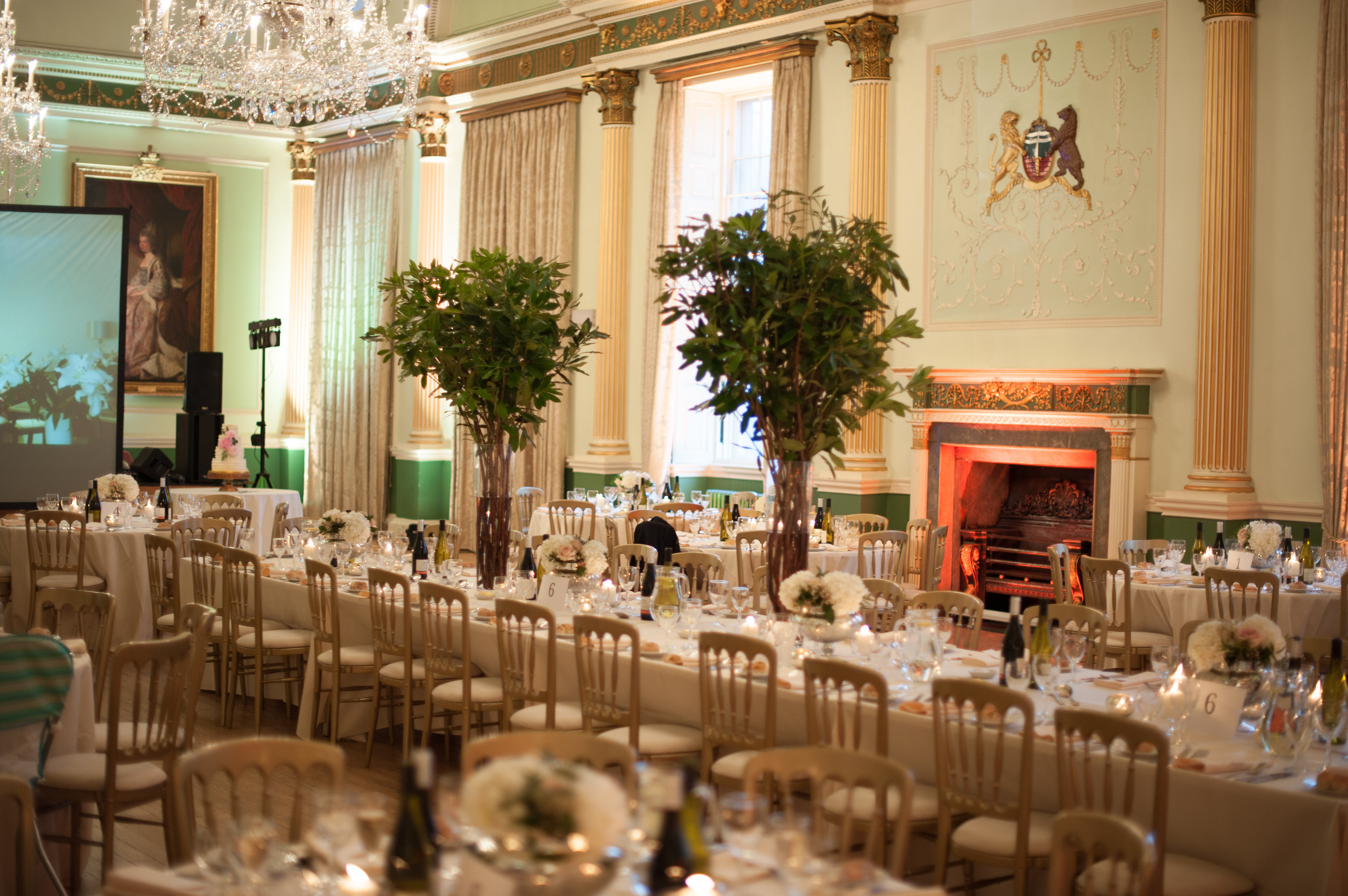 Long table in the Banqueting Room