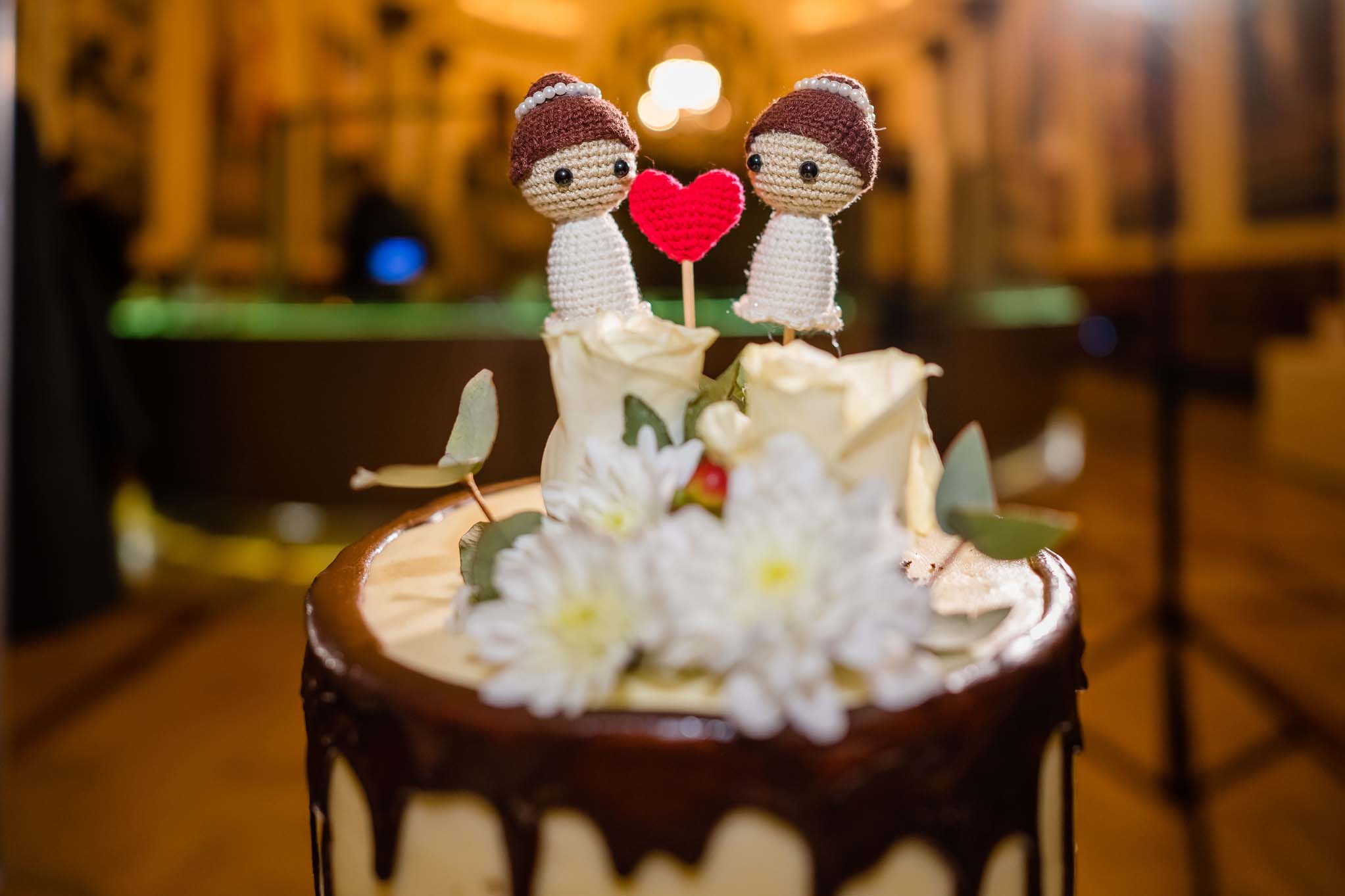 Wedding cake in the Reception Hall