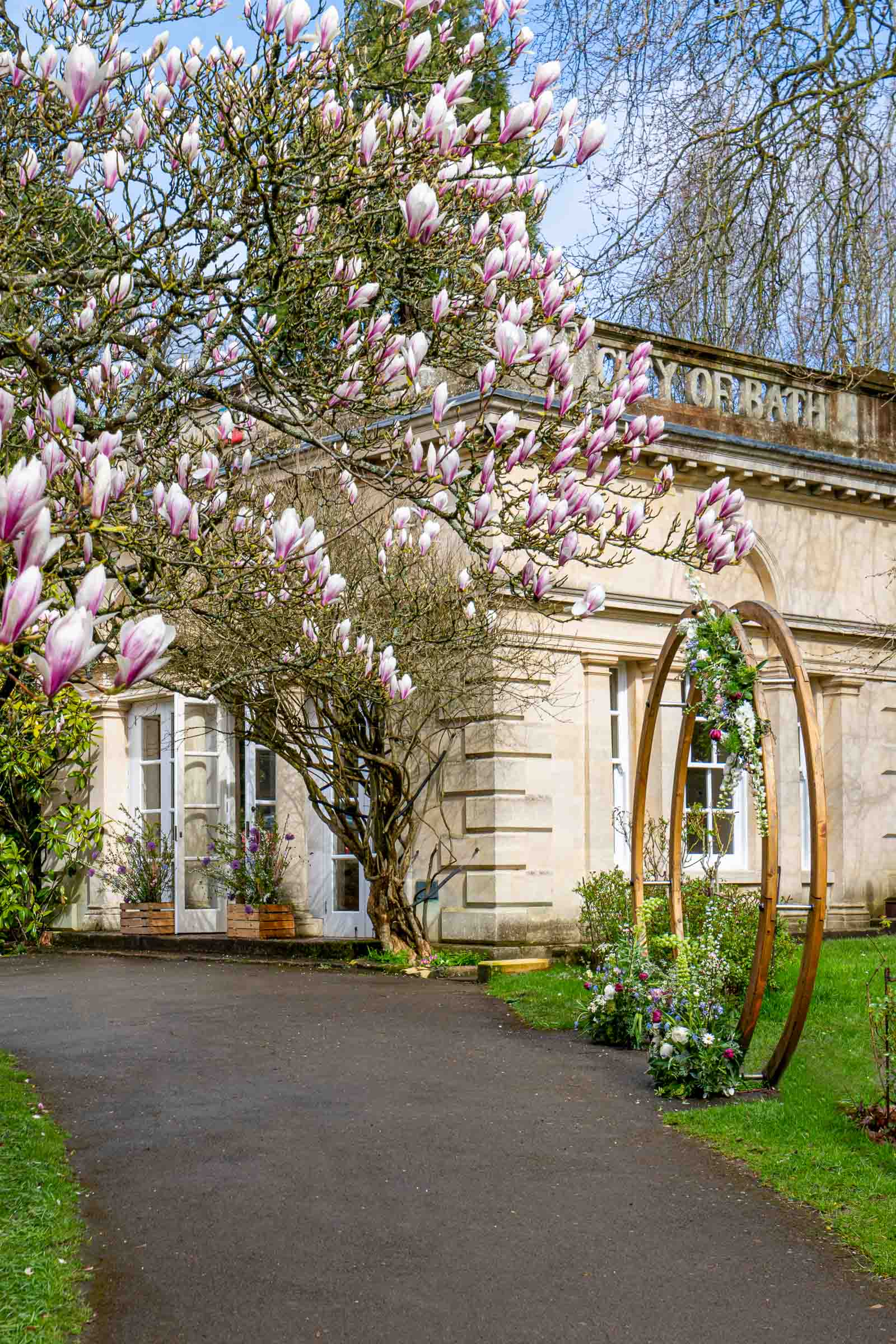 The Temple of Minerva in Spring