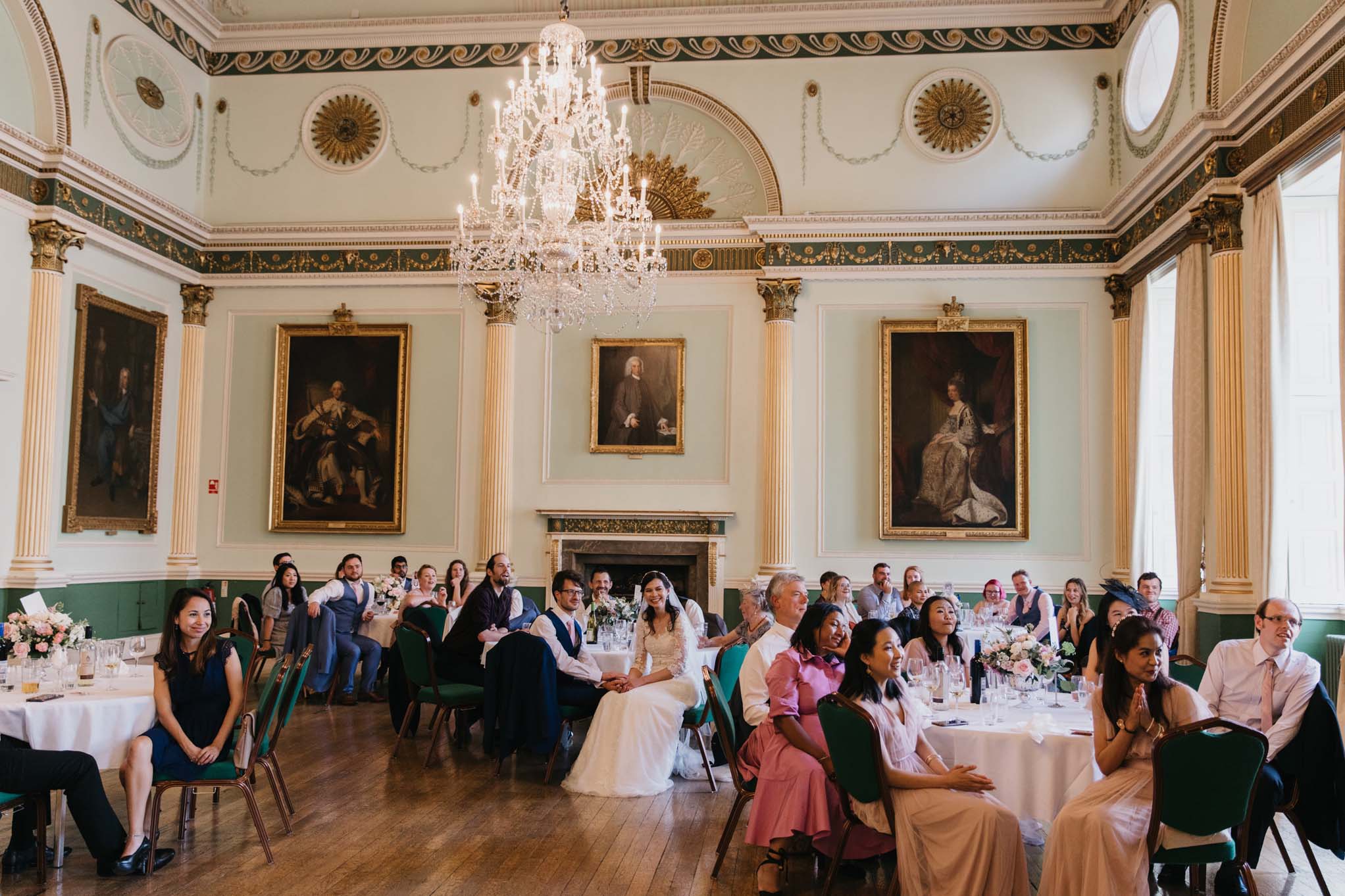 Wedding reception in the Banqueting Room