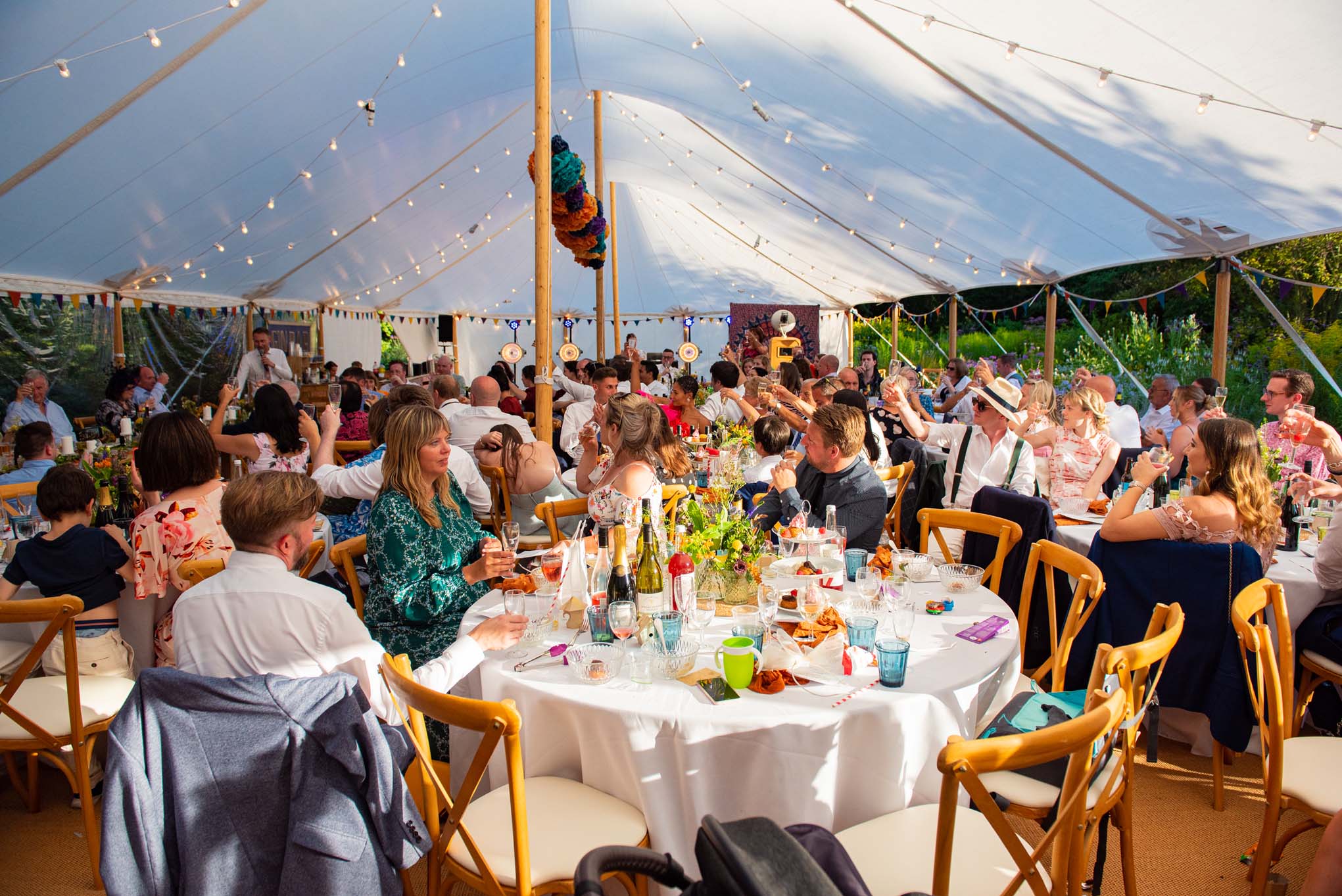 Interior of Marquee at the Botanical Gardens