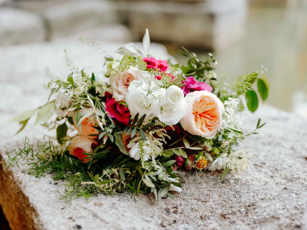 Bouquet by Jill Jeffries at the Roman Baths, Rich Howman