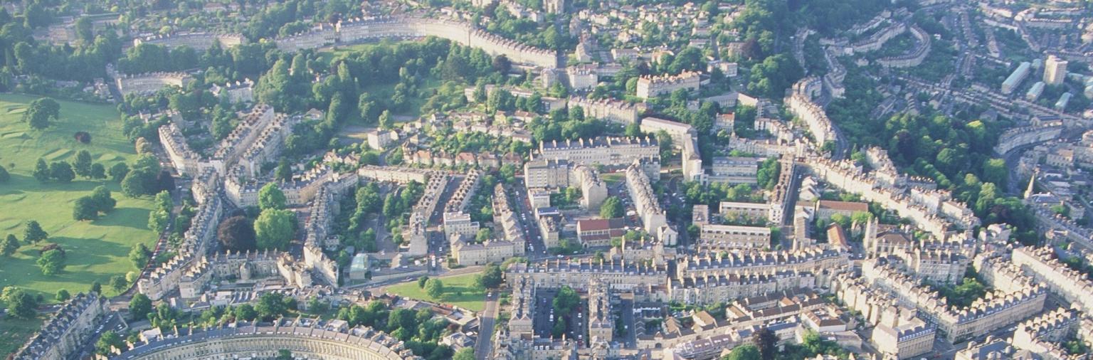 Image: view over Bath