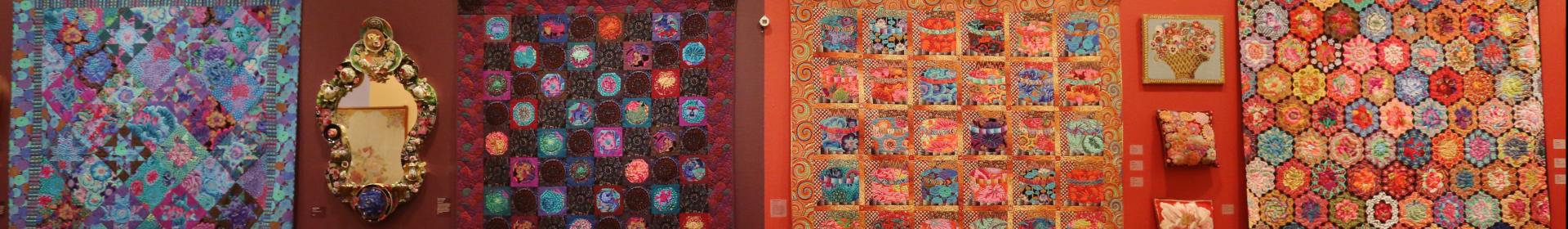 Image: quilt exhibition, Victoria Art Gallery