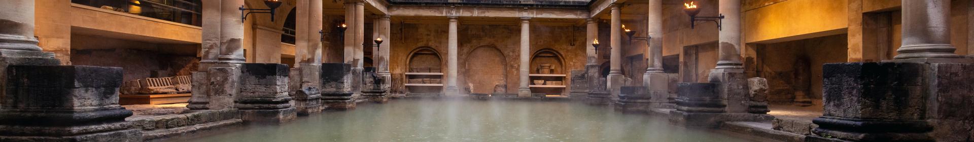 Image: View of the Great Bath, Rebecca Faith Photography