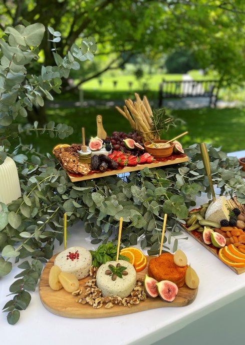 Wild Fig grazing tables at the Temple Of Minerva