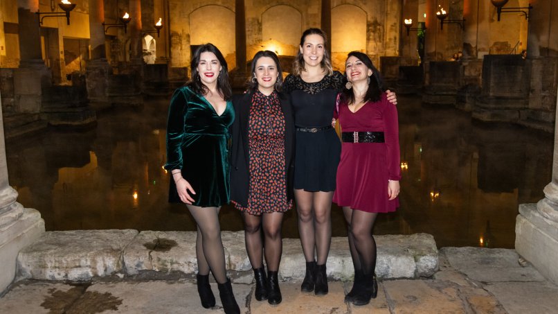 Drinks event at the Roman Baths, Guy Traynor Photography