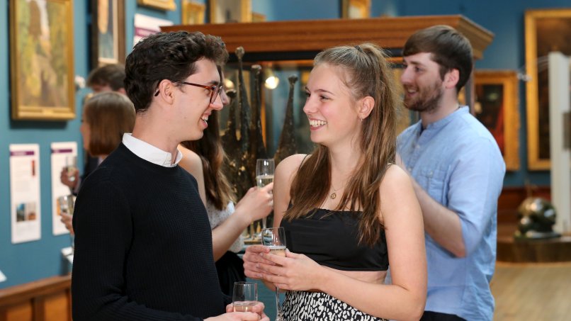 Victoria Art Gallery drinks reception, Anna Barclay