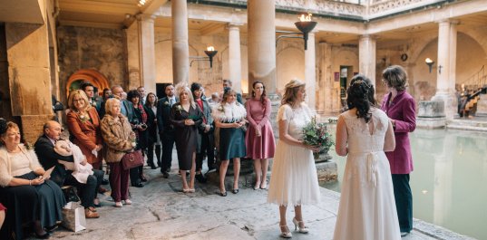 Unique & magical weddings at the Roman Baths & Pump Room | Bath Venues
